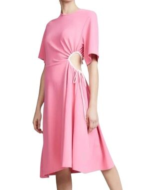 See by Chloé Cut Out Midi pink Dress size M
